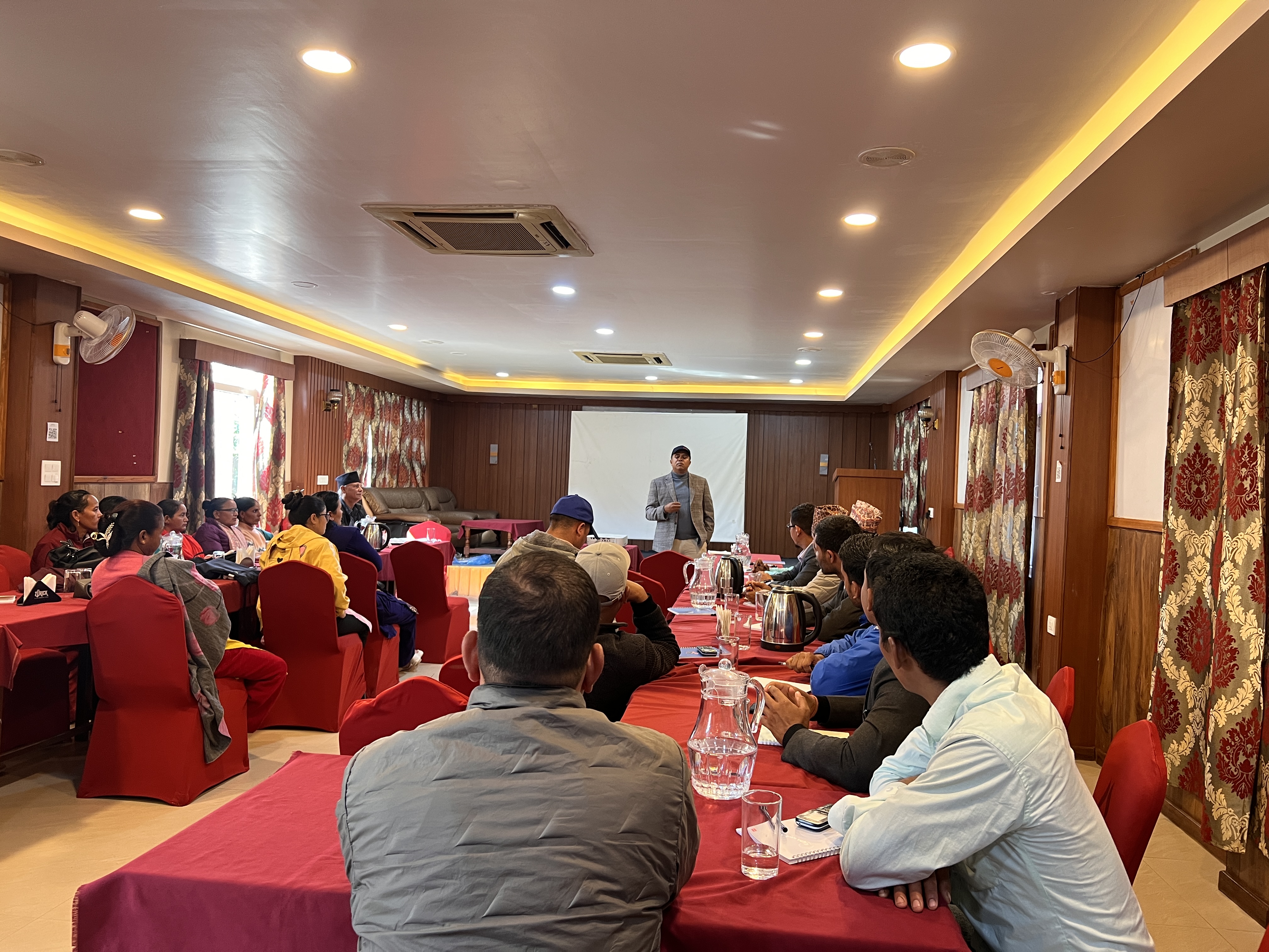 Coordination meeting with Input suppliers and linkages to financial institutions and insurance companies at Birendranagar, Surkhet,20 Nov 2025,pic Archana