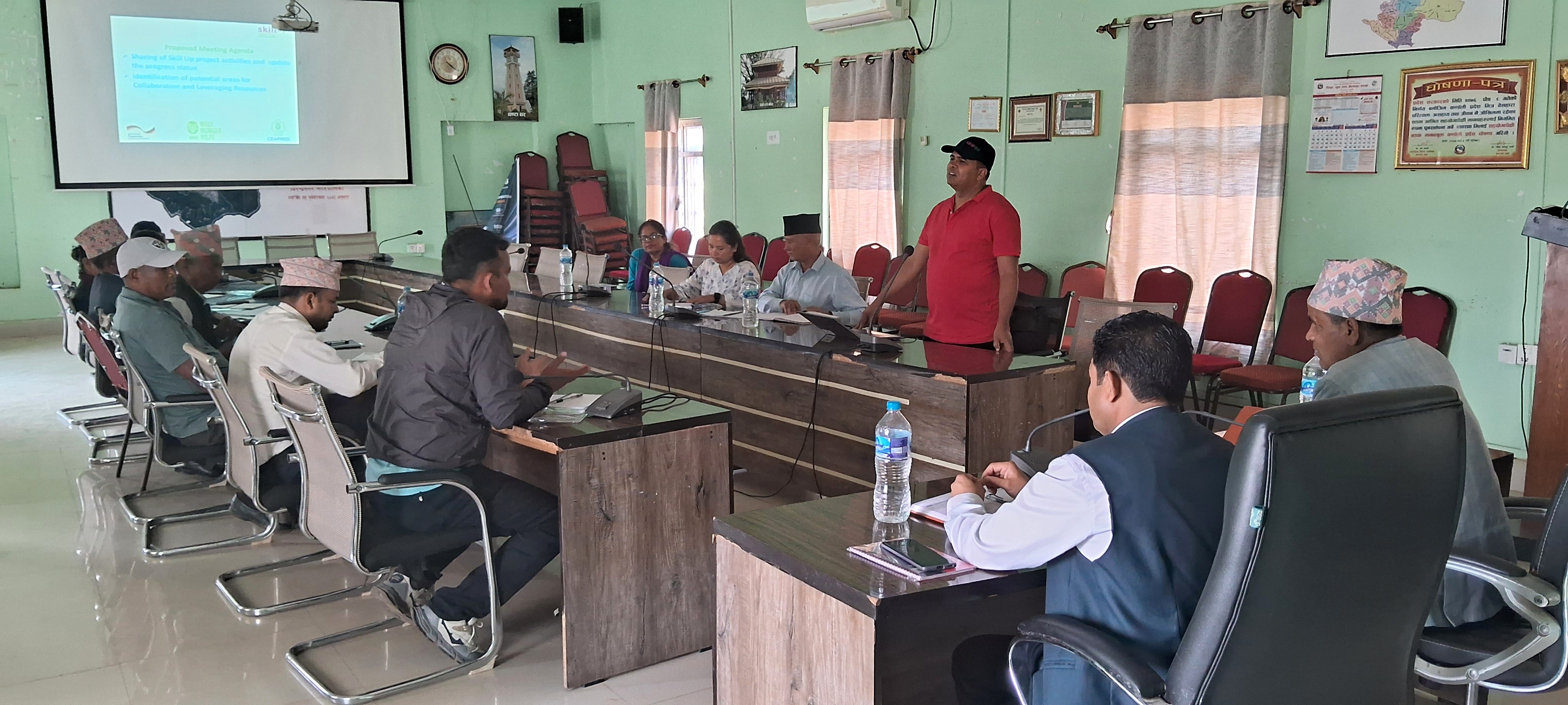 Coordination meeting with concerned bodies at Birendranagar Municipality, Surkhet, 27th May 2025, Pic Hemraj (2)