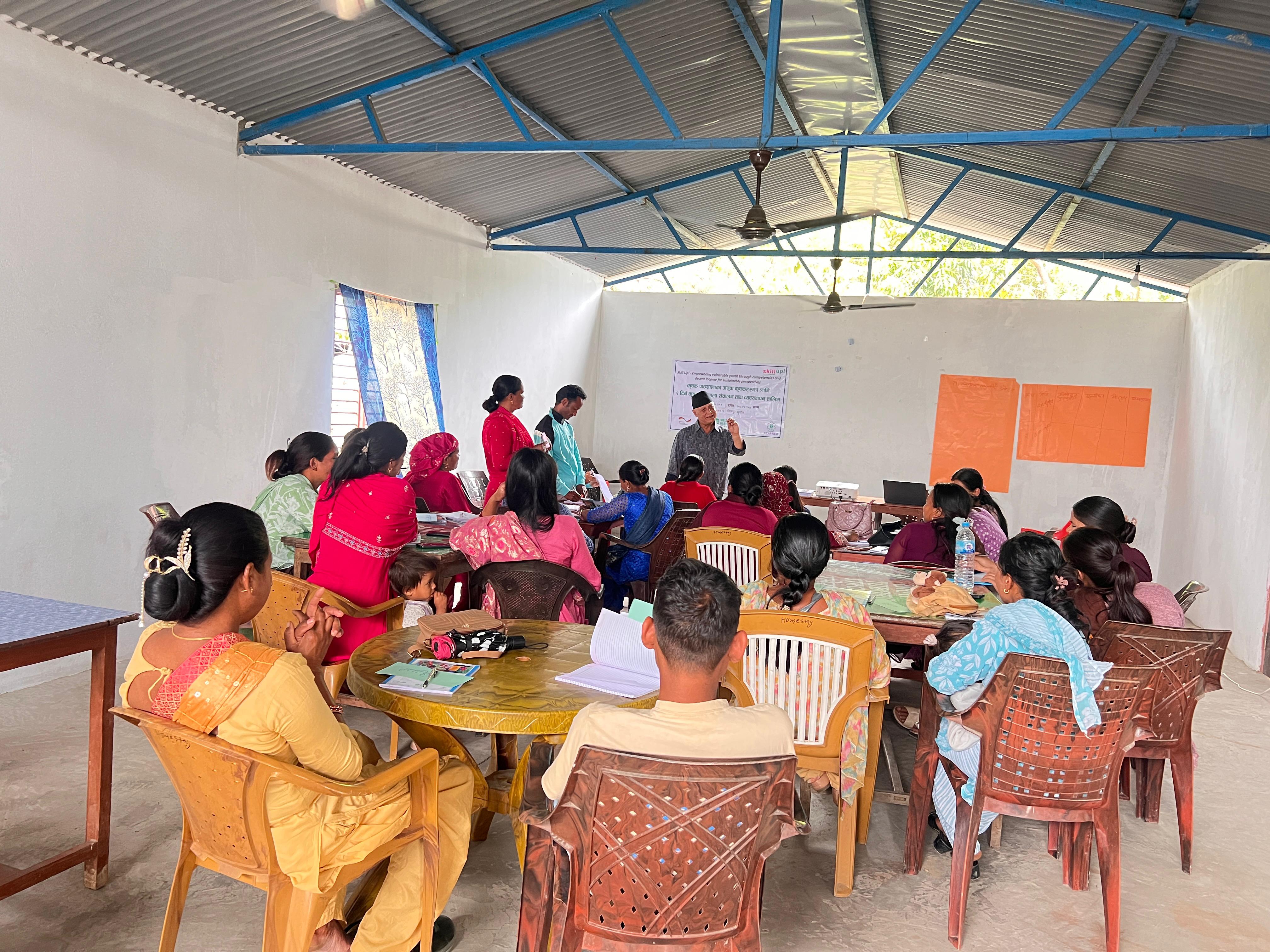 FFS Leader Farmers orientation  class at, Birendrangar, Surkhet, 17th April 2025, Pic Archana
