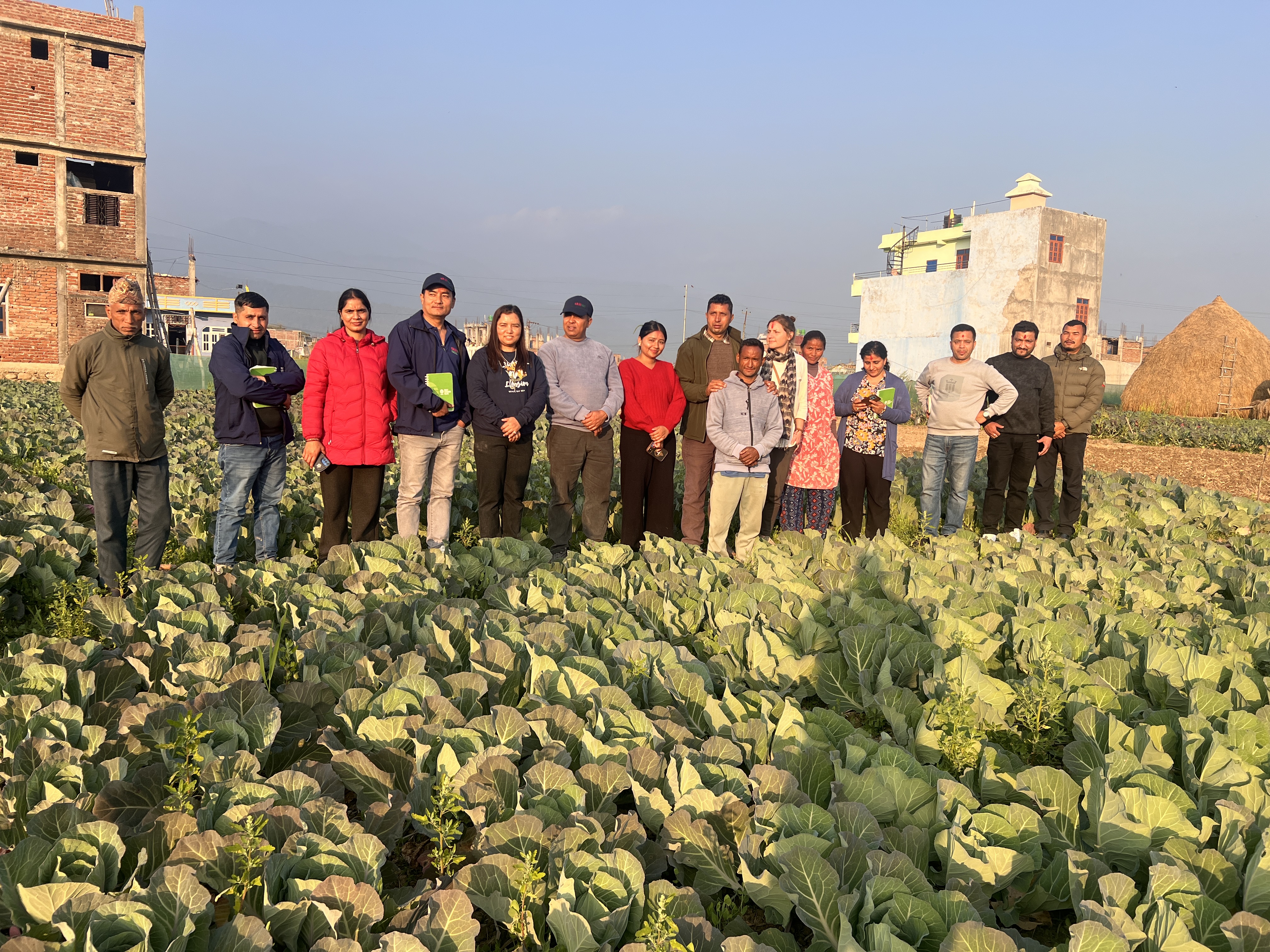 Skill up, CEAPRED and WHH team visiting the project site  at Birendrangar 2, Surkhet