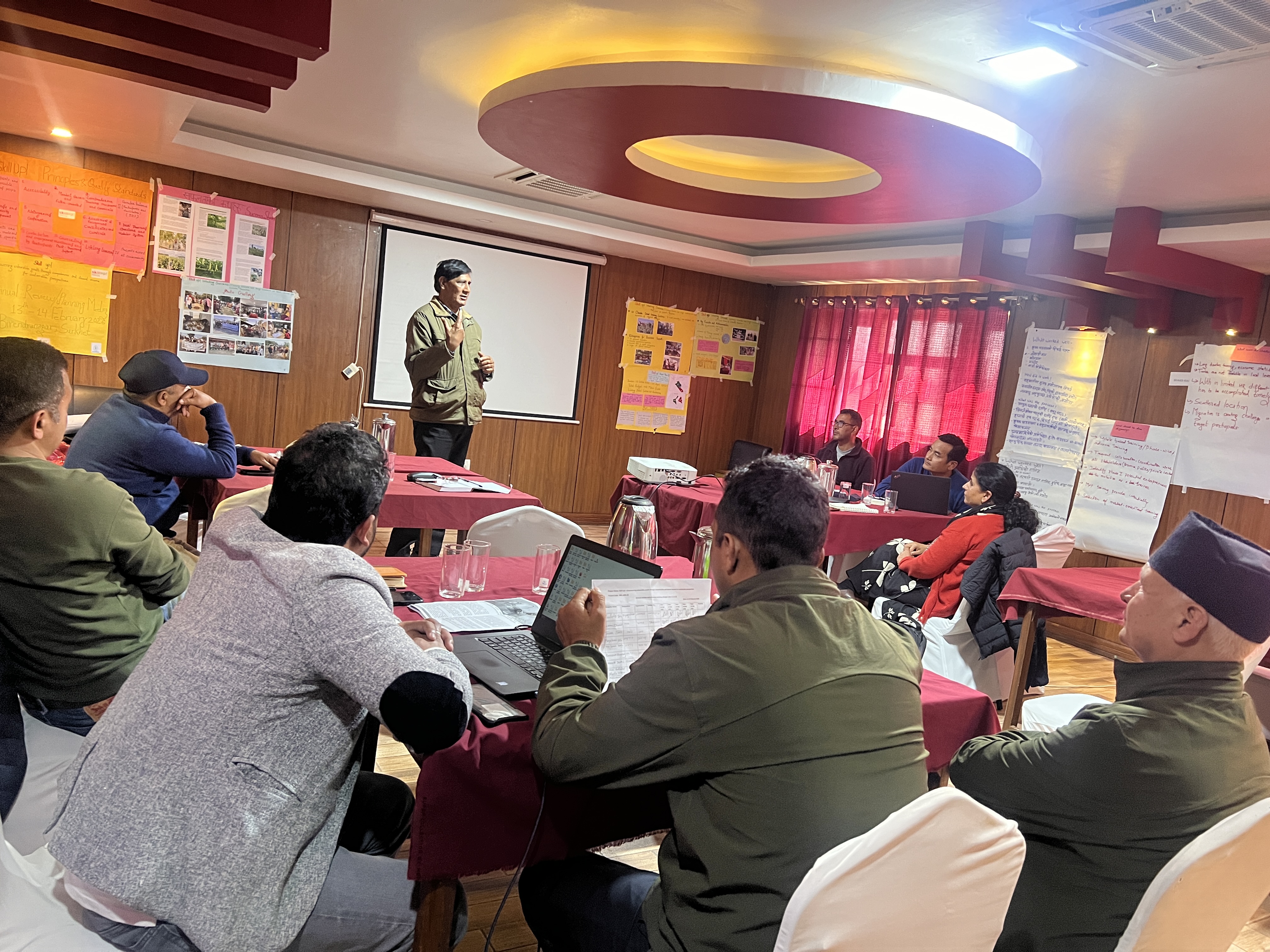 Skill up, annual review and planning meeting at Birendrangar, Surkhet, Feb 2026 Pic Archana