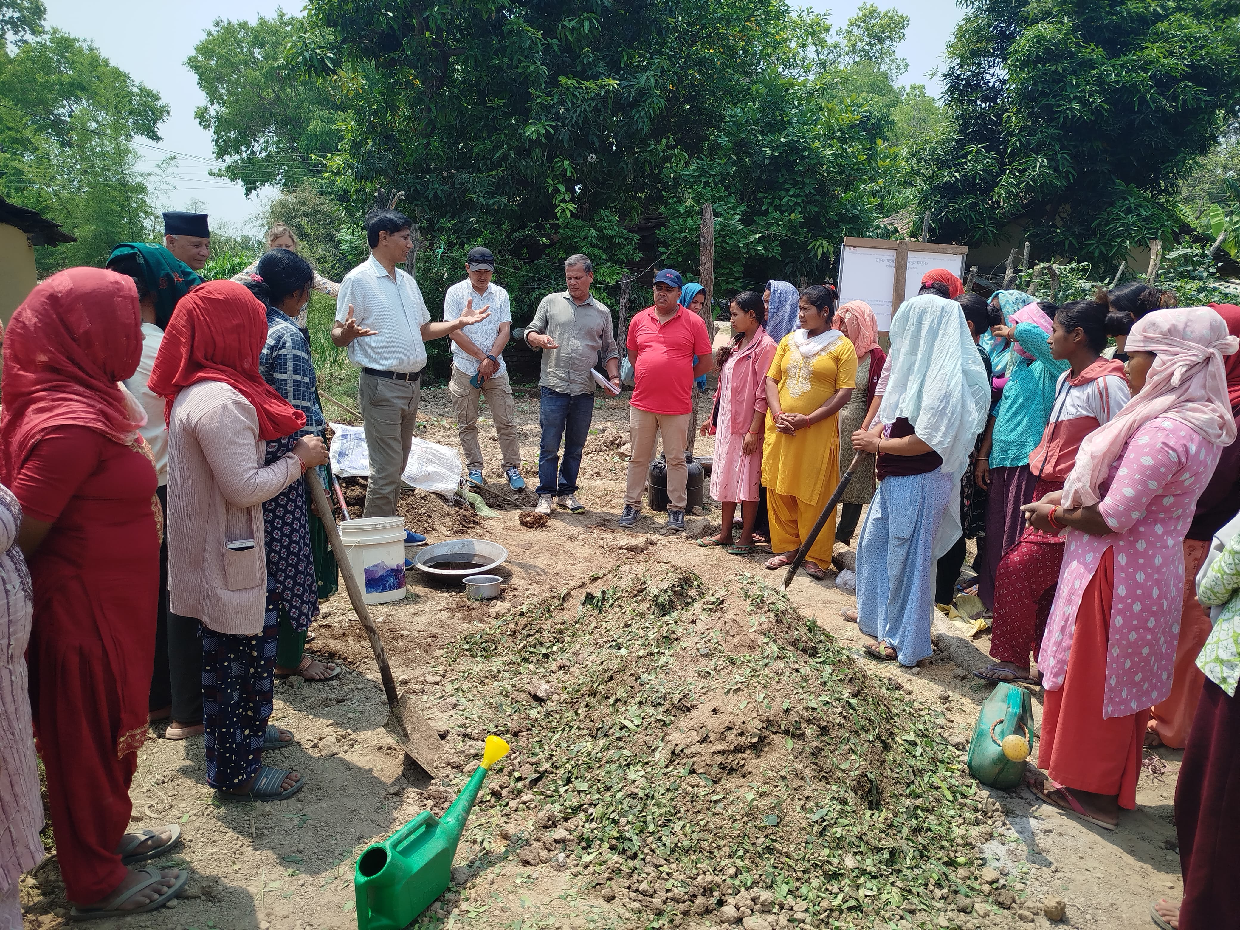 WHH &  CEAPRED team monitoring vist at Skill Up site at Namuna FFS, Krishnapur -6 Kanchanpur, 30th April 2025, Pic Ram Kishan